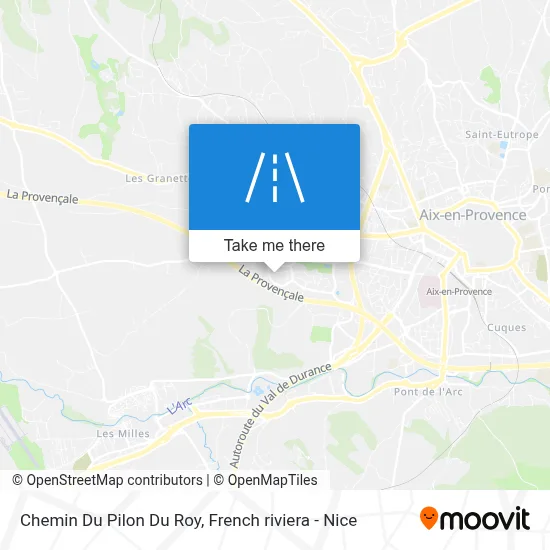 Chemin Du Pilon Du Roy map