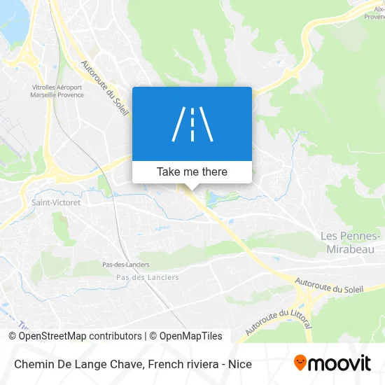 Chemin De Lange Chave map