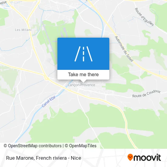 Mapa Rue Marone