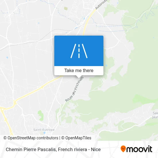 Chemin Pierre Pascalis map