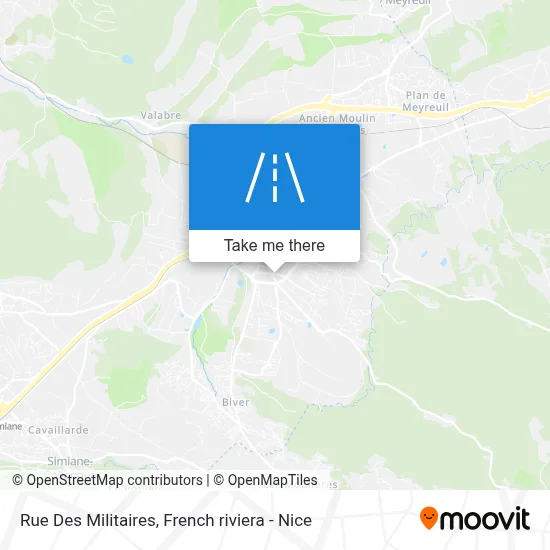Rue Des Militaires map