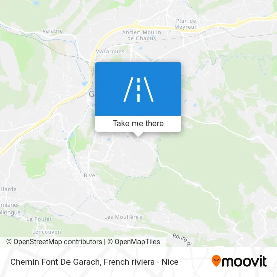 Chemin Font De Garach map