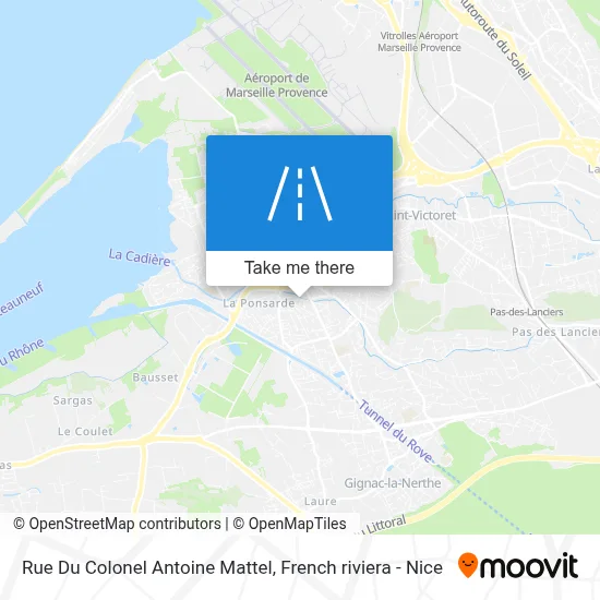 Rue Du Colonel Antoine Mattel map