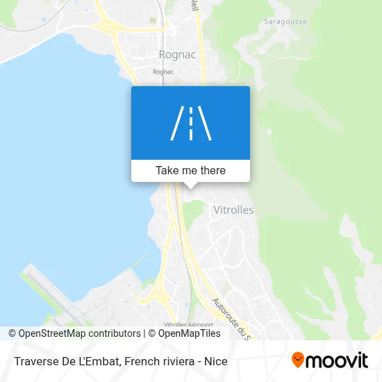 Traverse De L'Embat map
