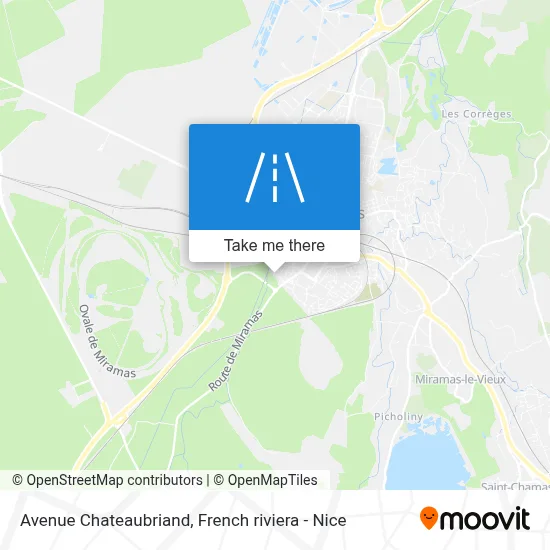Avenue Chateaubriand map