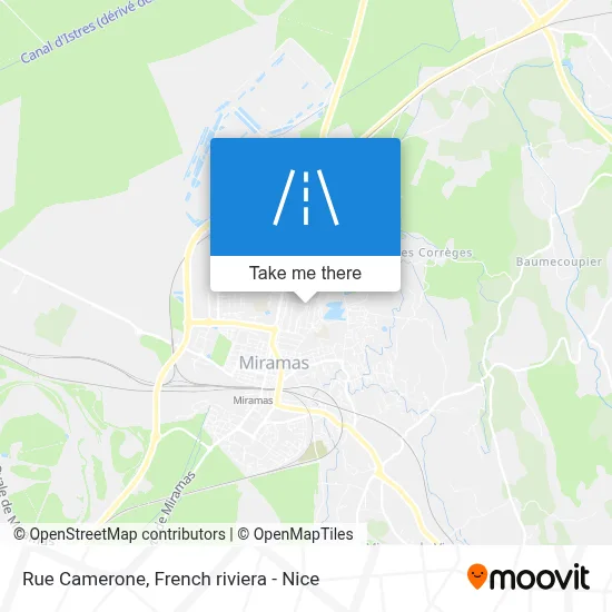 Rue Camerone map