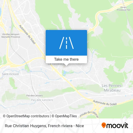 Rue Christian Huygens map