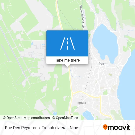 Rue Des Peyrerons map