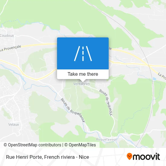 Mapa Rue Henri Porte