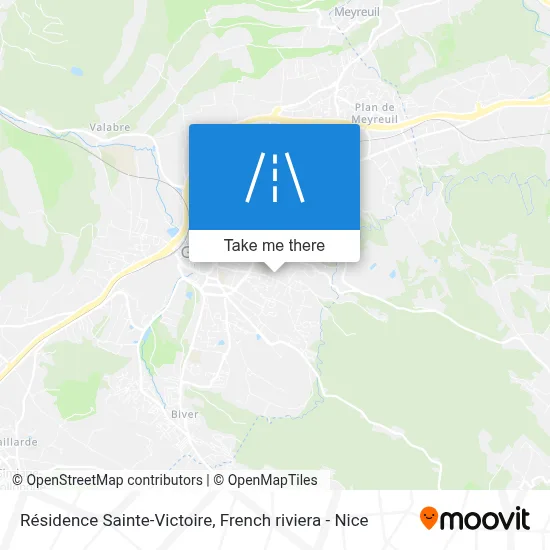 Résidence Sainte-Victoire map
