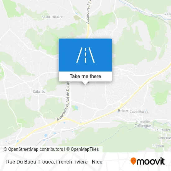 Rue Du Baou Trouca map