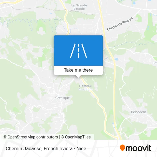 Chemin Jacasse map