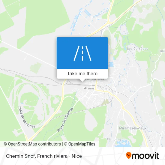 Chemin Sncf map
