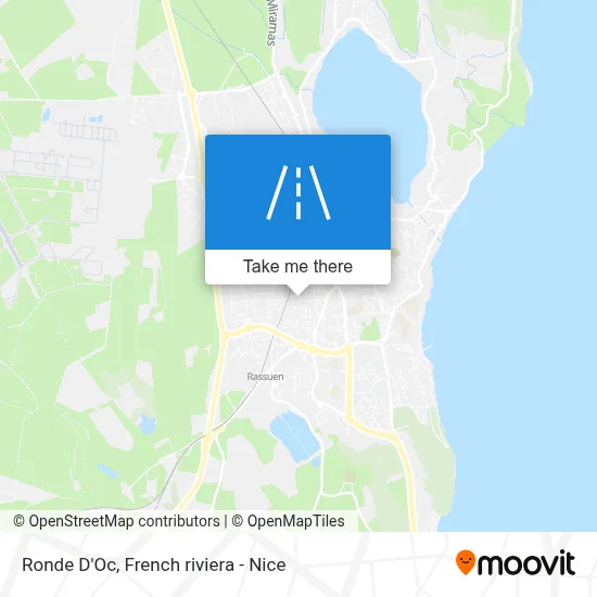 Ronde D'Oc map