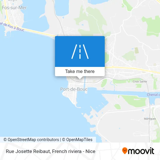 Rue Josette Reibaut map