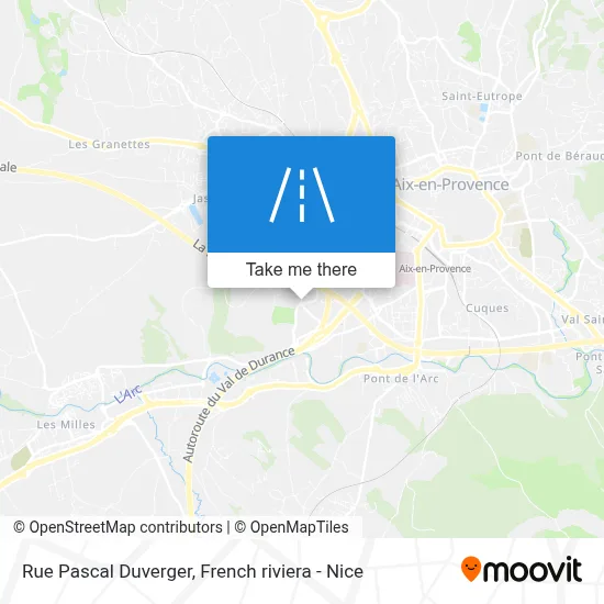 Mapa Rue Pascal Duverger