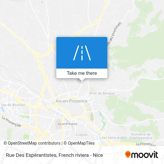Rue Des Espérantistes map