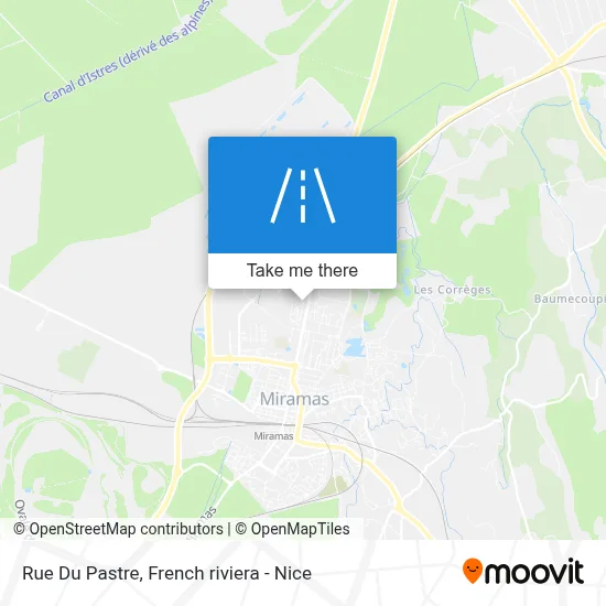 Mapa Rue Du Pastre