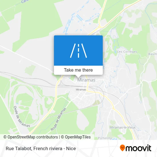 Rue Talabot map