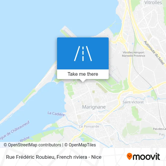 Rue Frédéric Roubieu map