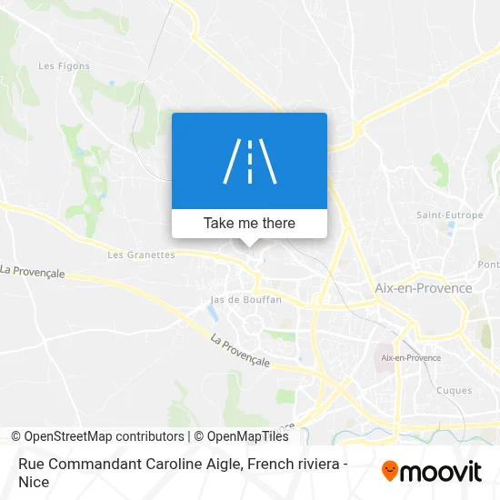 Mapa Rue Commandant Caroline Aigle