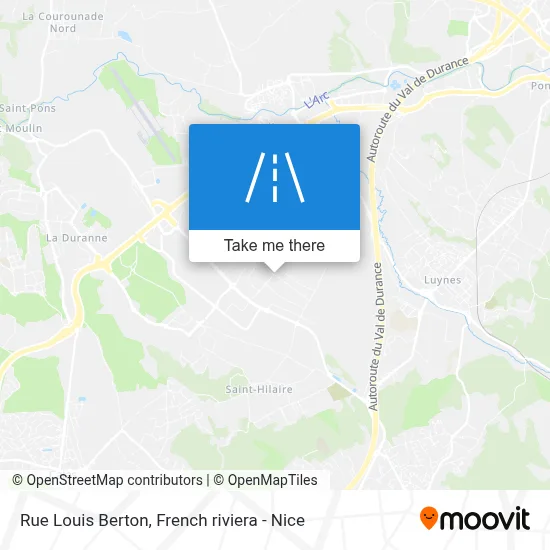 Rue Louis Berton map