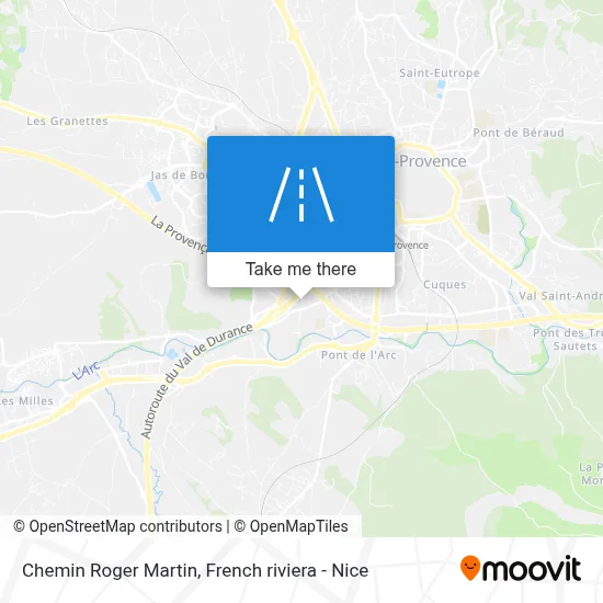 Chemin Roger Martin map