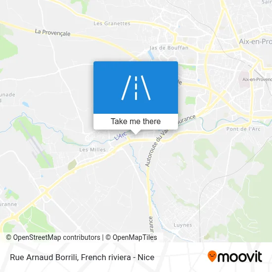 Rue Arnaud Borrili map