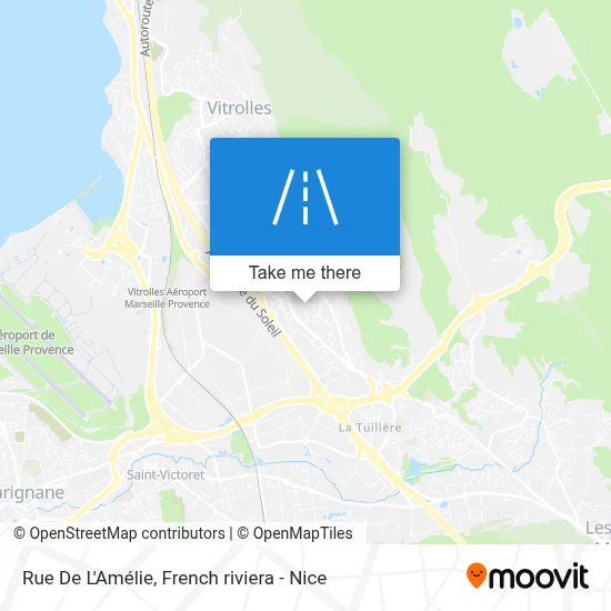 Rue De L'Amélie map