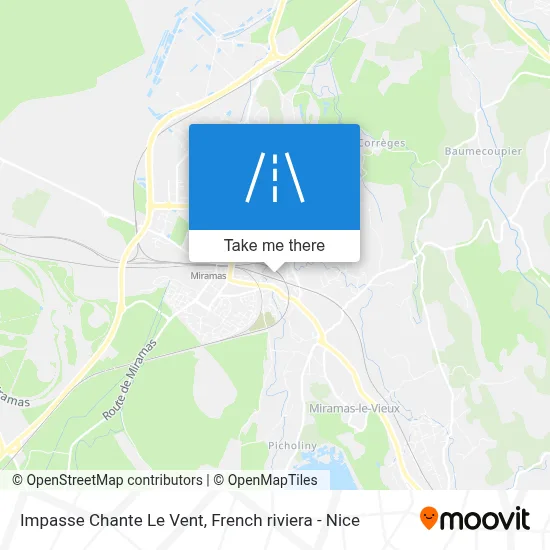 Impasse Chante Le Vent map