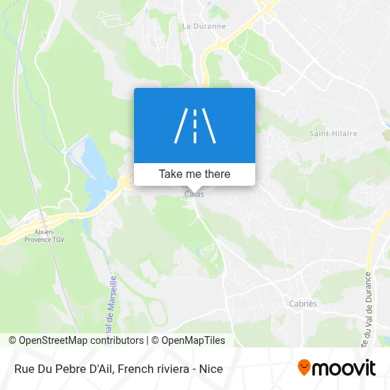 Rue Du Pebre D'Ail map