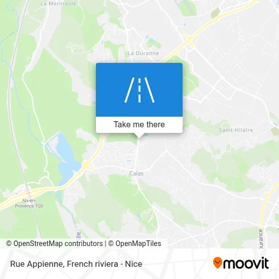 Mapa Rue Appienne