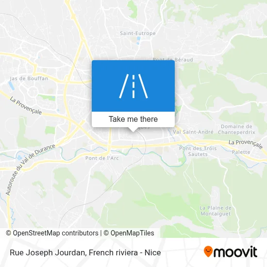 Rue Joseph Jourdan map