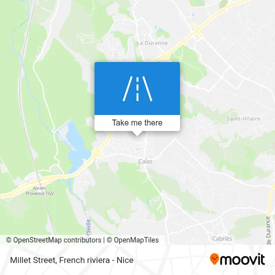Rue Millet map
