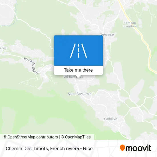 Chemin Des Timots map