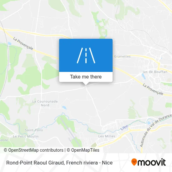 Rond-Point Raoul Giraud map