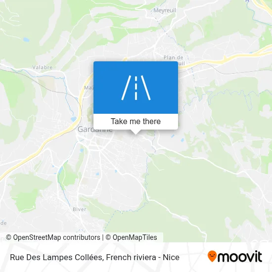 Rue Des Lampes Collées map