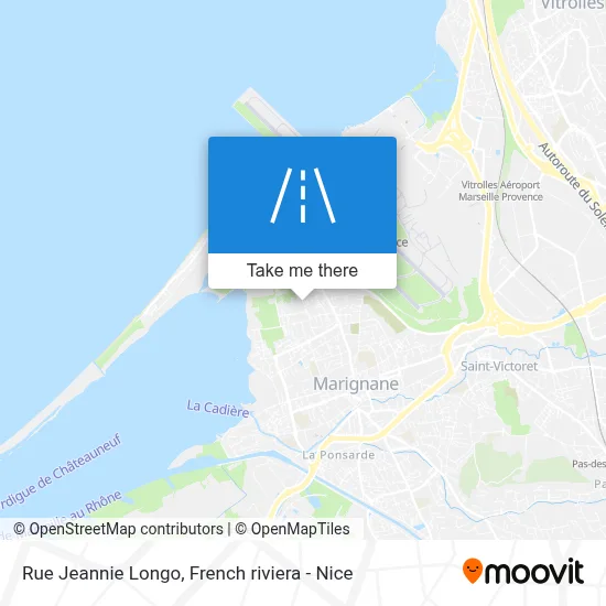 Rue Jeannie Longo map