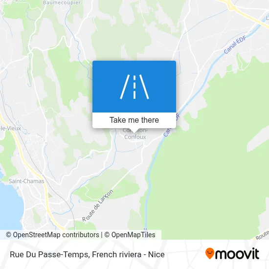 Mapa Rue Du Passe-Temps