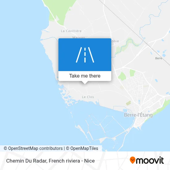 Chemin Du Radar map