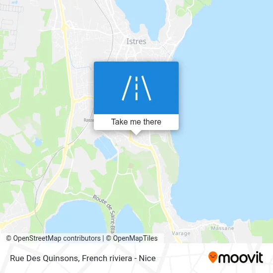 Rue Des Quinsons map