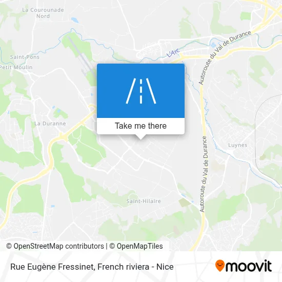 Rue Eugène Fressinet map