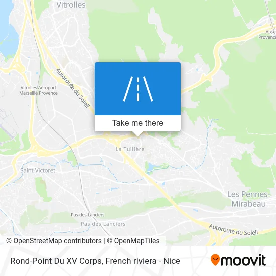 Rond-Point Du XV Corps map