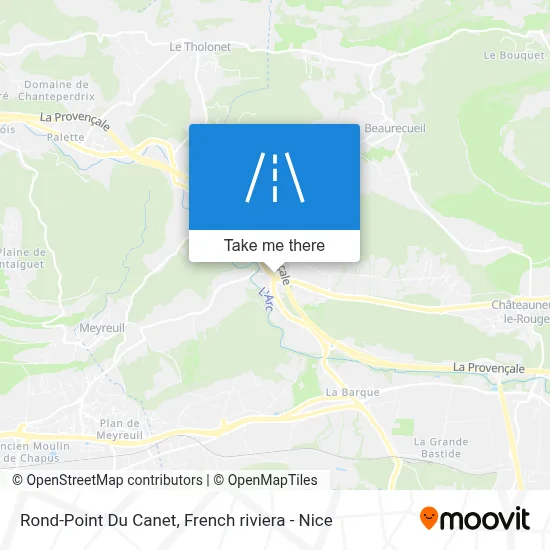 Rond-Point Du Canet map
