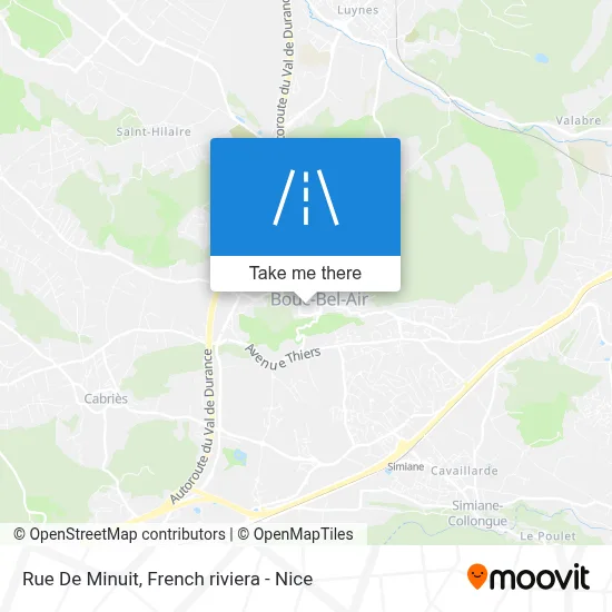 Mapa Rue De Minuit