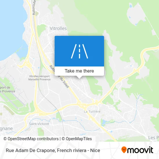 Mapa Rue Adam De Crapone
