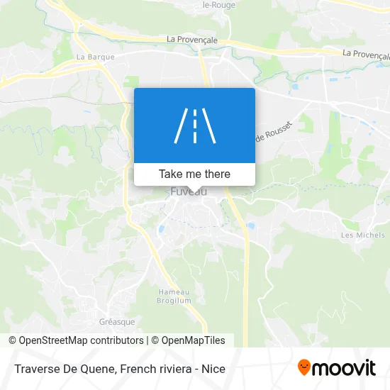 Traverse De Quene map