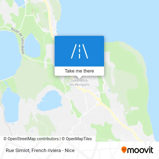 Mapa Rue Simiot