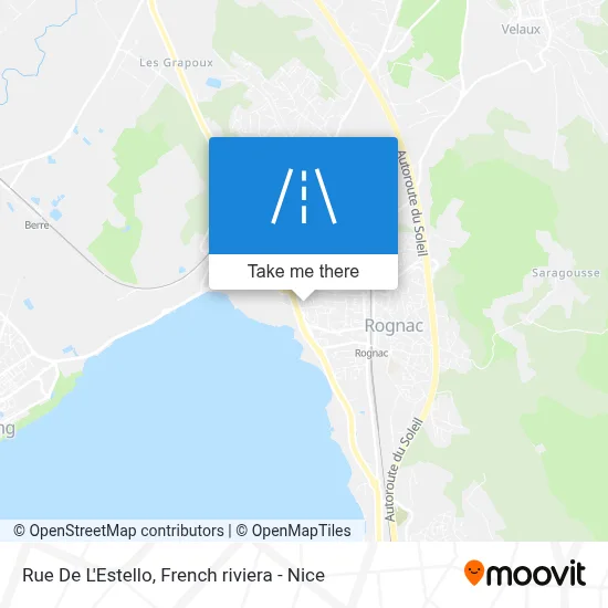 Mapa Rue De L'Estello