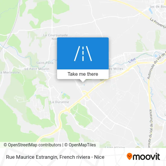Rue Maurice Estrangin map